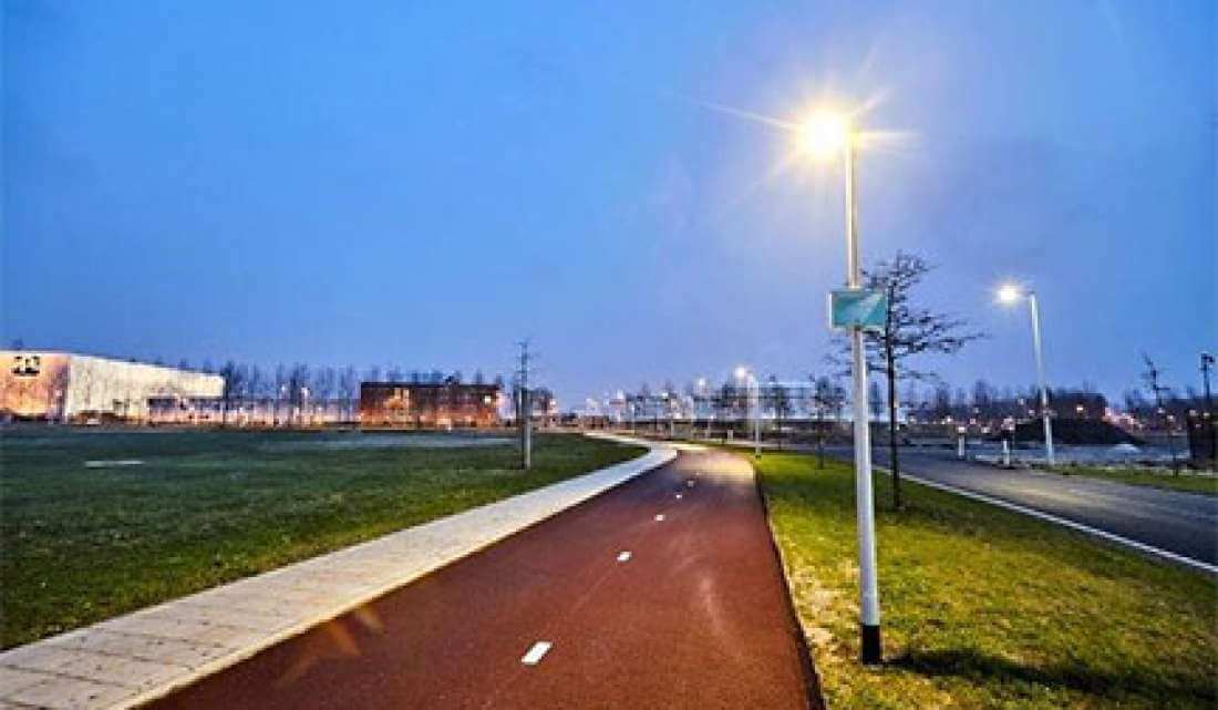 Lichtniveau lantaarns regelen via app Lichtniveau lantaarns regelen via app