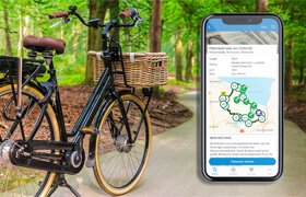 Fietsknooppunten app footer Fietsknooppunten app footer
