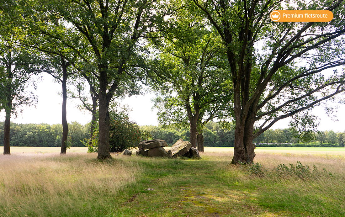 Premium fietsroute Over de mysterieuze megalitische grafmonumenten